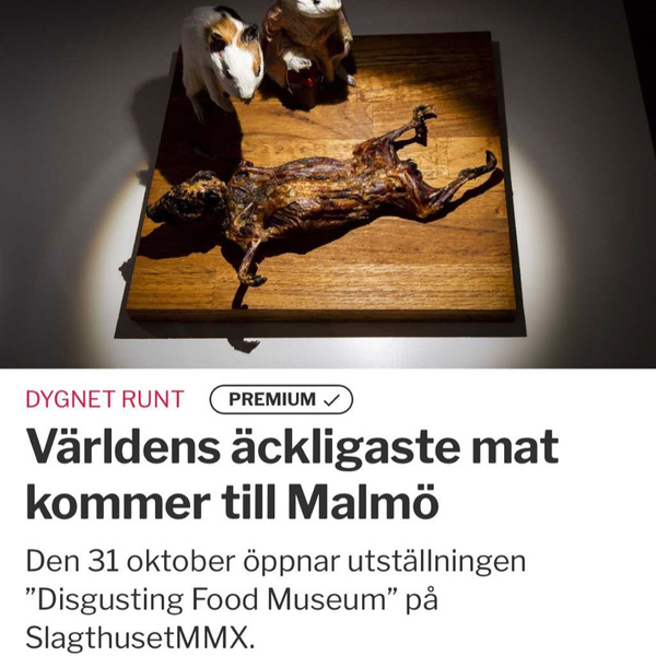 Не для слабонервных: в Швеции открылся музей отвратительной еды