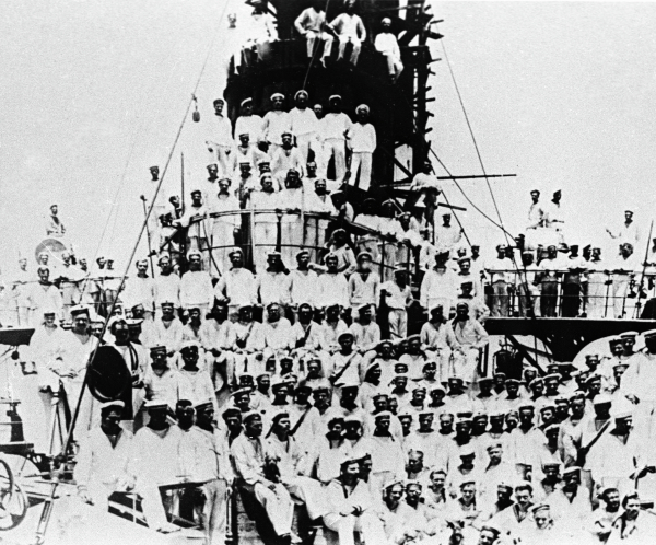 Команда крейсера «Аврора» 22 ноября 1905 года