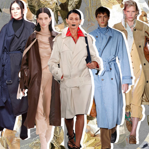 Воротнички «Питер Пэн» и ревущие 20-е: выбираем самые модные плащи на весну 2024