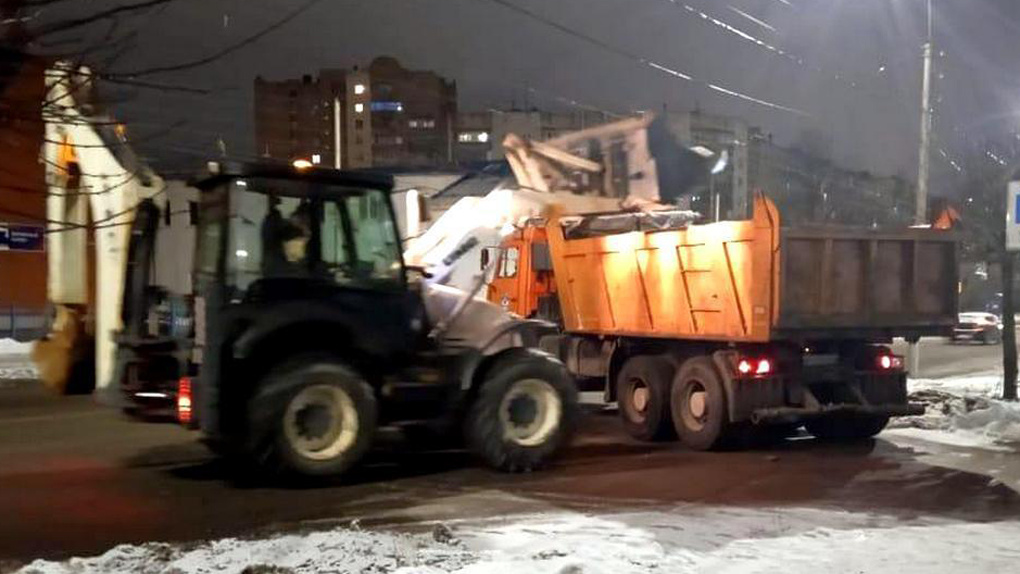 Дирекция благоустройства вывезет снег с трех улиц