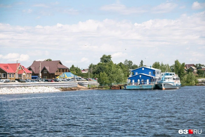 Рождествено — один из популярных пунктов назначения переправы | Источник: Роман Данилкин / 63.RU