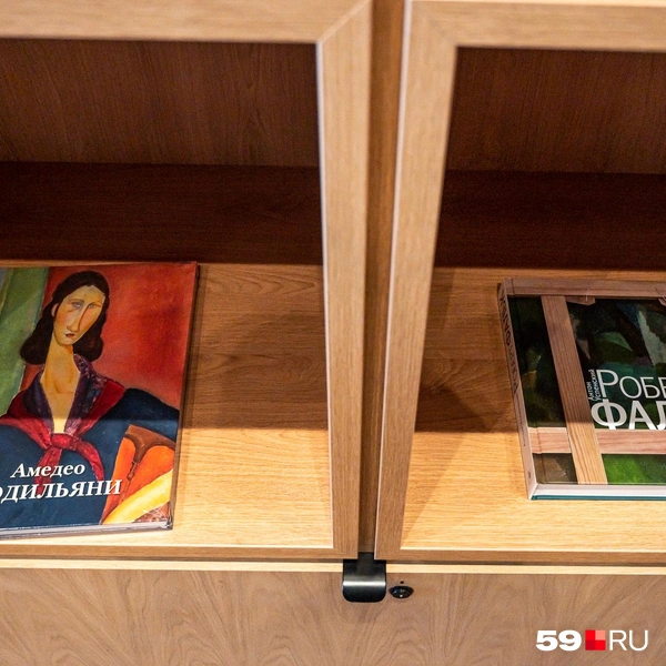 Здесь много изданий о художниках | Источник: Василина Любимова / 59.RU