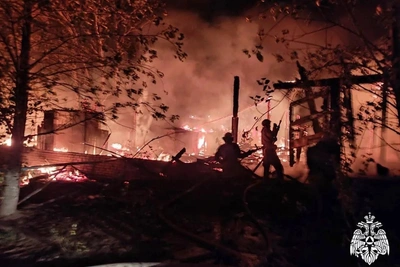 Пожар в яхт-клубе Новосибирска: видео и возможная причина