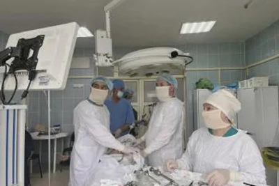 Первая лапароскопическая герниопластика в Кармаскалинской больнице