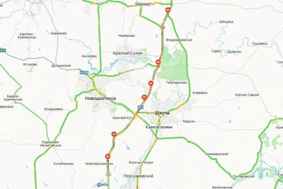 40-km traffic jam forms on M-4 highway