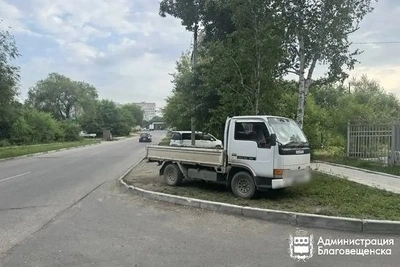 Штрафы за парковку на газонах в Благовещенске превысили 1,2 млн