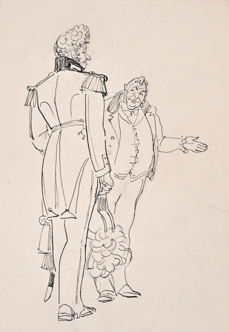 Татьяна Шишмарева. Иллюстрации к рассказу А.&nbsp;П.&nbsp;Чехова «Попрыгунья», 1967. Бумага, тушь, перо | Источник: архив пресс-служб