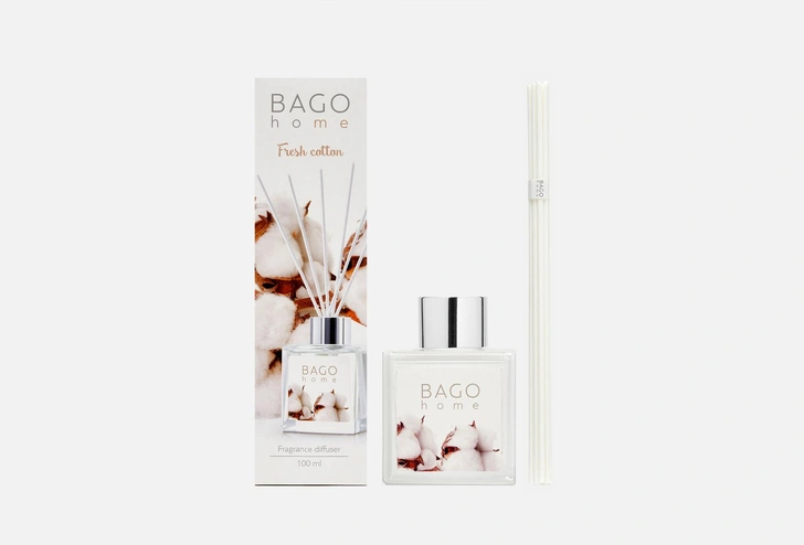 Ароматический диффузор BAGO home Fresh cotton 