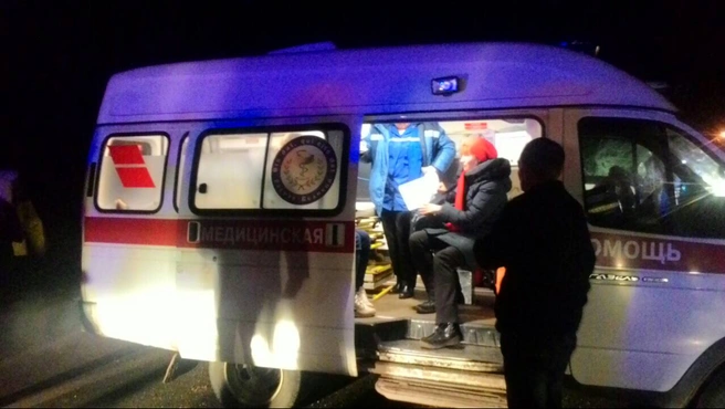 Детей с переломами доставили в больницу