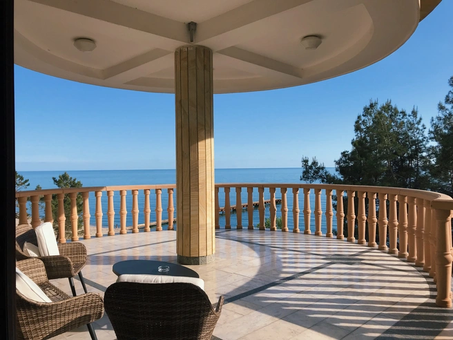 Вид с террасы Раисы Максимовны | Источник: mussera-gosdacha.ru