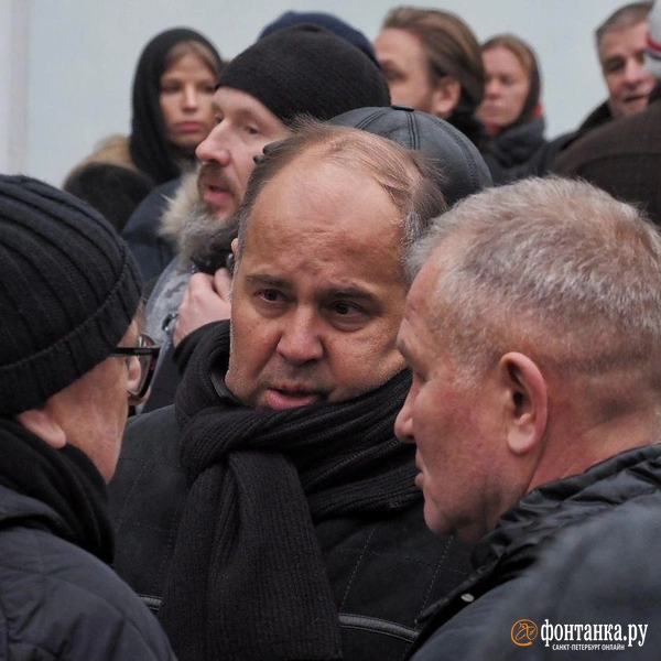 Вице-президент холдинга «Адамант» Евгений Гуревич (в центре) | Источник: Михаил Огнев / FONTANKA.RU