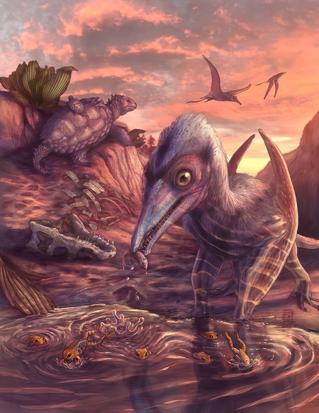 Художественная реконструкция Eotephradactylus mcintireae | Источник: Brian Engh