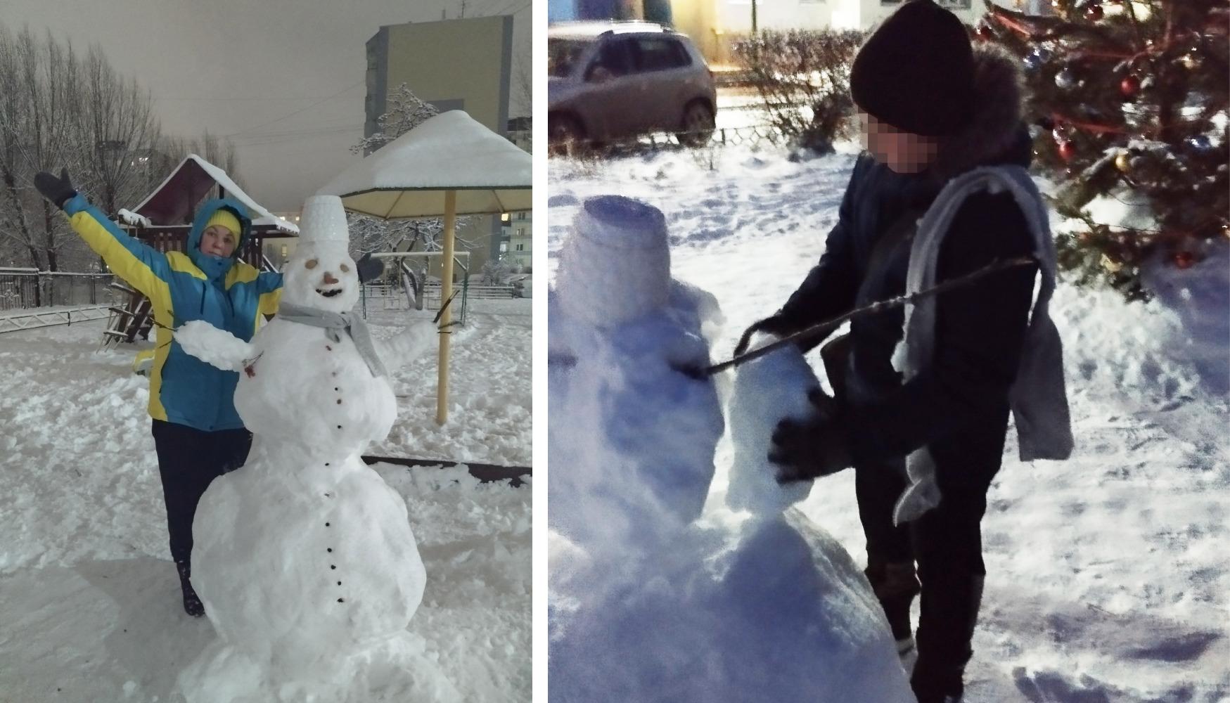 Жителей двора в Кургане возмутил ребенок, сломавший снеговика - 18 декабря  2023 - 45.ру