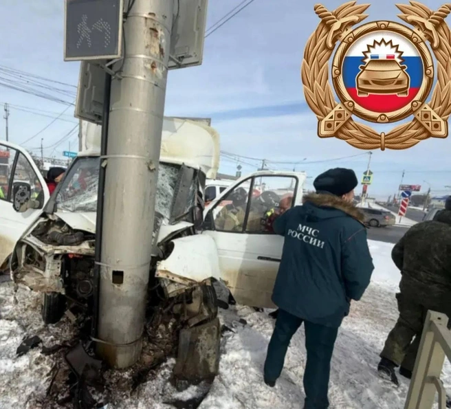 Водитель попал в больницу с травмами | Источник: Госавтоинспекция Ставропольского края