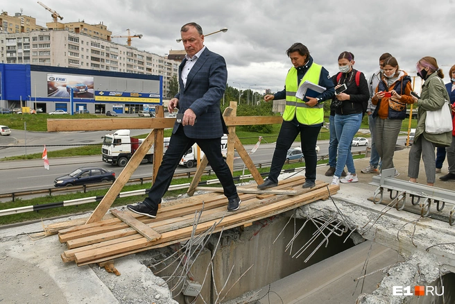 Алексей Орлов ответил на вопросы о главных стройках Екатеринбурга | Источник: Артем Устюжанин / E1.RU