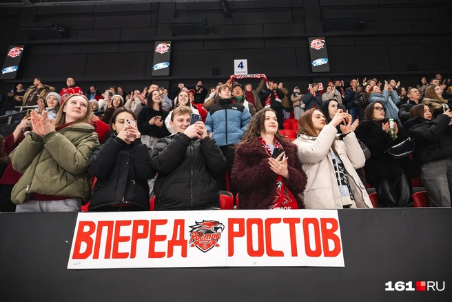 Болельщики провожали хоккеистов продолжительными аплодисментами | Источник: Евгений Вдовин / 161.RU