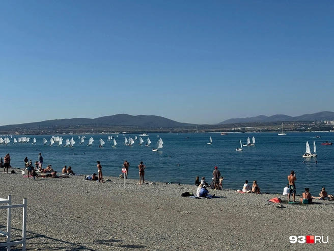 Галечный пляж | Источник: Дарья Паращенко / 93.RU