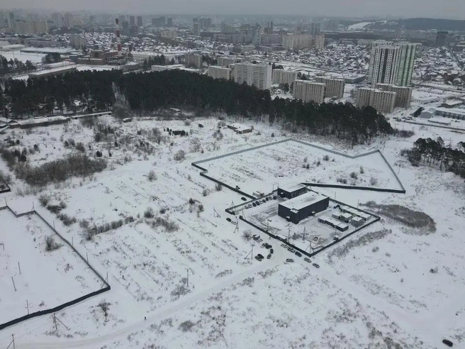 Под первую очередь жилого комплекса выделен участок площадью 16,6 тысячи квадратных метров. | Источник: наш. дом.рф