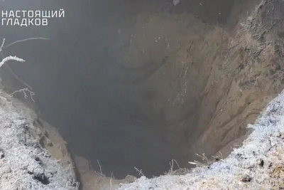 Обнаружена воронка от боеприпаса в Белгороде