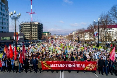 Бессмертный полк пройдет на Сахалине 9 мая