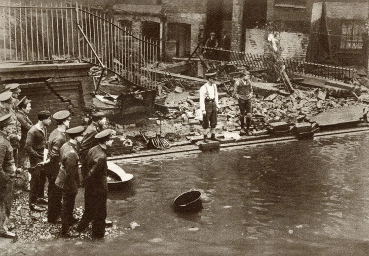 Лондонское наводнение 1928 года | Источник: Getty Images