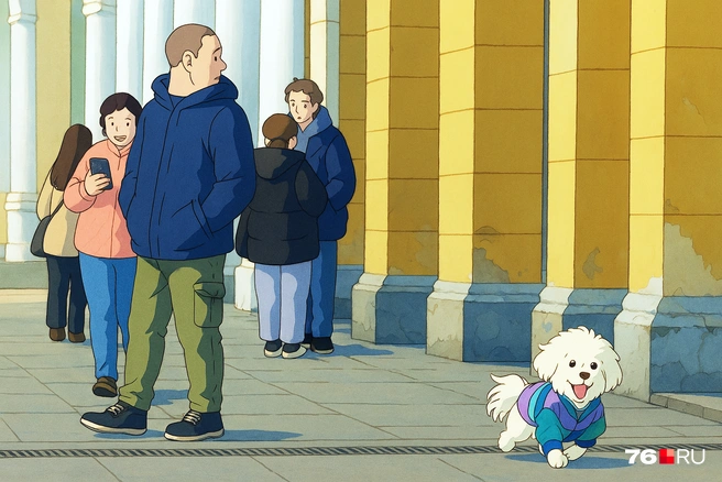 С такой рисовкой животные становятся в разы милее | Источник: Кирилл Поверинов / 76.RU, Полина Авдошина / Городские медиа, нейросеть GPT-4o