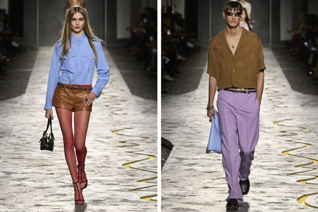Вот как замиксовал цвета бренд Versace | Источник: versace.ru