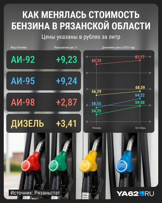 Меньше всего подорожал бензин 98-й и 100-й марок | Источник: Мария Романова / Городские медиа
