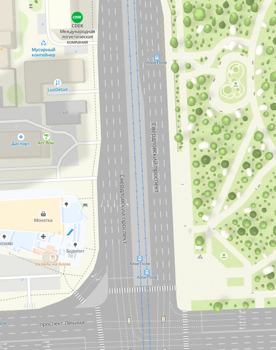 Никакого логического объяснения у такой рокировки нет | Источник: 2GIS