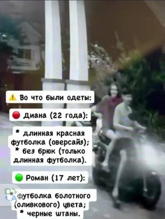 Первые ориентировки выглядели так | Источник: ___zarina___ / Instagram (соцсеть запрещена на территории РФ)