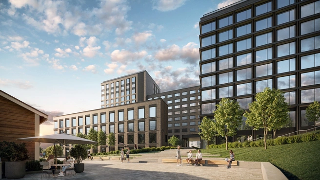 Инфраструктура продолжает расти: ожидается появление пешеходного бульвара, музейного пространства под открытым небом и Инженерного сада в составе 4-й очереди | Источник: ООО «СЗ ВКД-1»