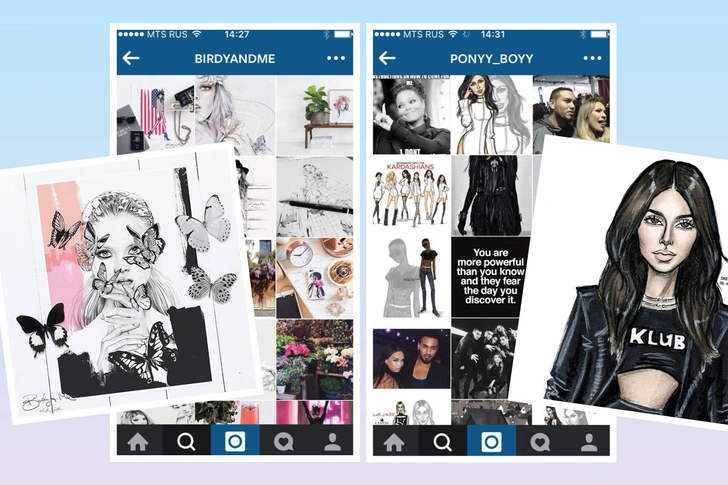 20 fashion-иллюстраторов, на которых стоит подписаться в Инстаграме (запрещенная в России экстремистская организация)