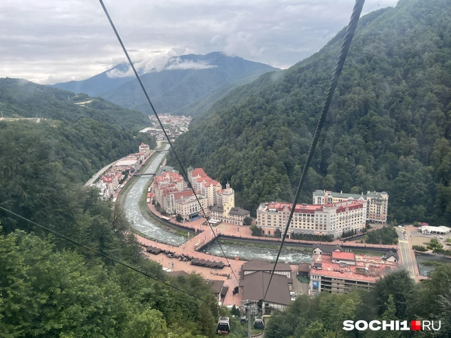 Виды с канатки — головокружительные | Источник: Анна Грицевич / SOCHI1.RU