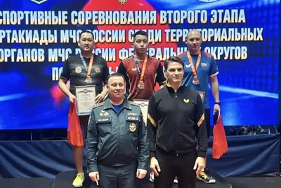 Цутаев взял серебро Спартакиады МЧС по настольному теннису