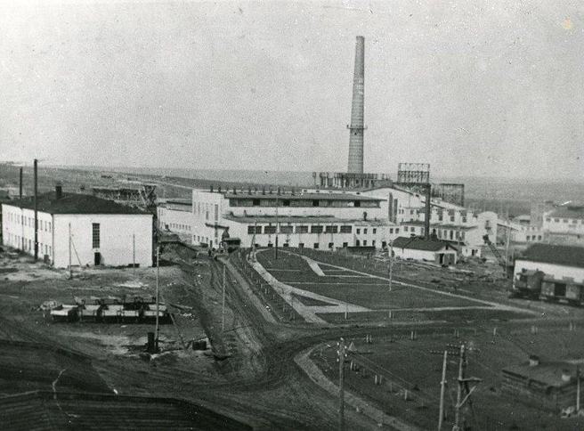 Панорама стройки цинкового, 1933 год | Источник: Государственный исторический музей Южного Урала (ГИМЮУ)