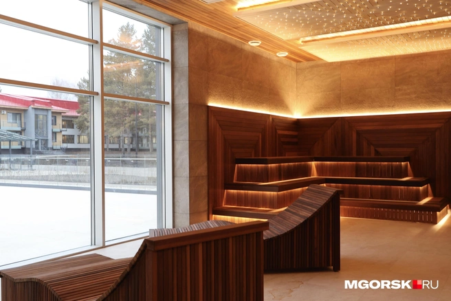 Из панорманой бани&nbsp;— тоже неплохой вид. Всего в термах 13 бань и саун | Источник: Наталья Черепанова / MGORSK.RU