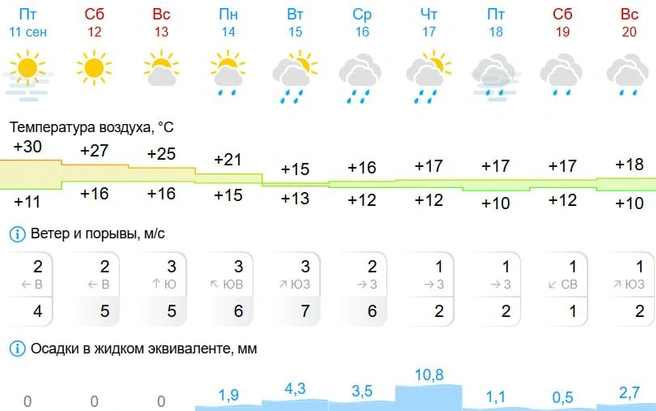 В пятницу ожидается туман | Источник: Gismeteo.ru