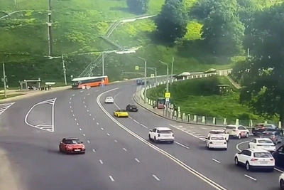 МВД опубликовало видео ДТП в центре Нижнего Новгорода