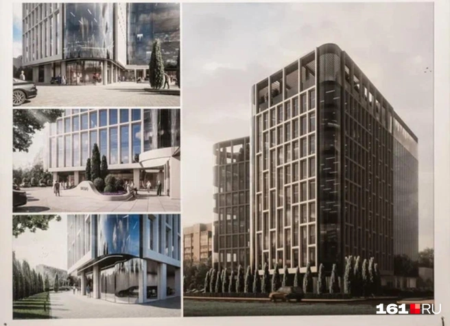 Проект бизнес-центра посреди ФМР в Краснодаре показали на архитектурной выставке | Источник: Евгений Вдовин / 161.RU