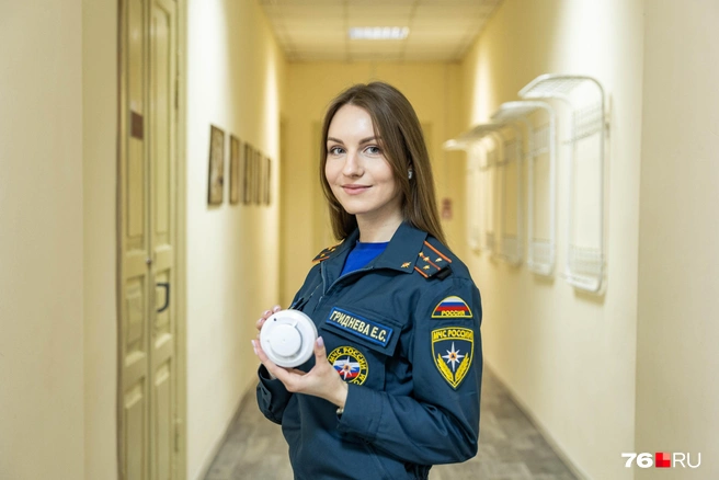 Елена точно знает, что с огнем не шутят | Источник: Артем Бауман / 76.RU