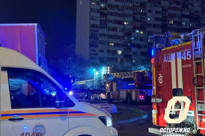 Пожар в «Театре на Юго-Западе» в Москве