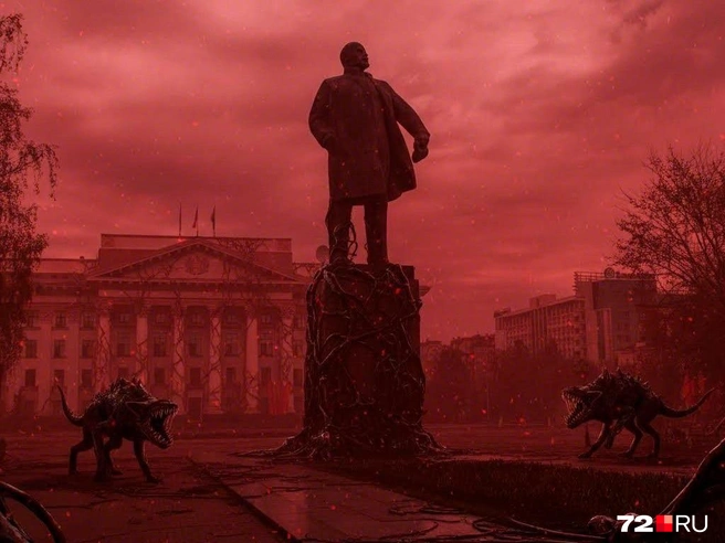 Дизайнер переработал тюменские локации с помощью нейросетей | Источник: Дмитрий Гладышев / Городские медиа