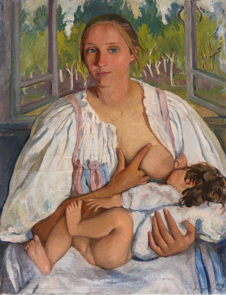 З. Е. Серебрякова. «Кормилица с ребенком». 1912. Нижегородский государственный художественный музей | Источник: пресс-служба выставки