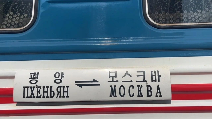 Как выглядит единственный вагон поезда Пхеньян-Москва снаружи и изнутри: видео | Источник: кадр видео Федеральной таможенной службы России