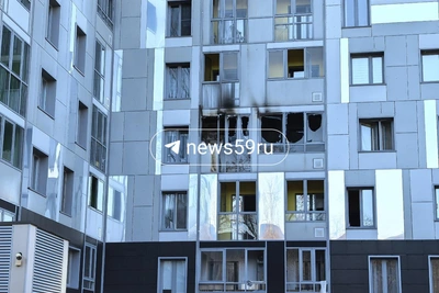 В ЖК «Гулливер» горел балкон, залило соседей
