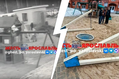 Девочка пострадала от упавших качелей под Ярославлем