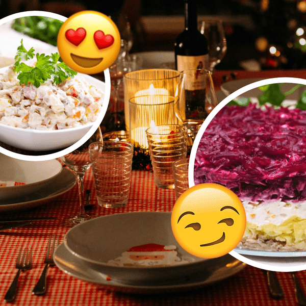 [quiz] Угадай новогодний салат по ингредиентам 🥗