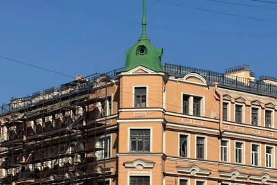 Усиление конструкций в доме на Большой Зелениной после обрушения