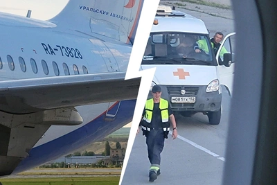 Самолет Уральских авиалиний сел в Минеральных Водах из-за неисправности