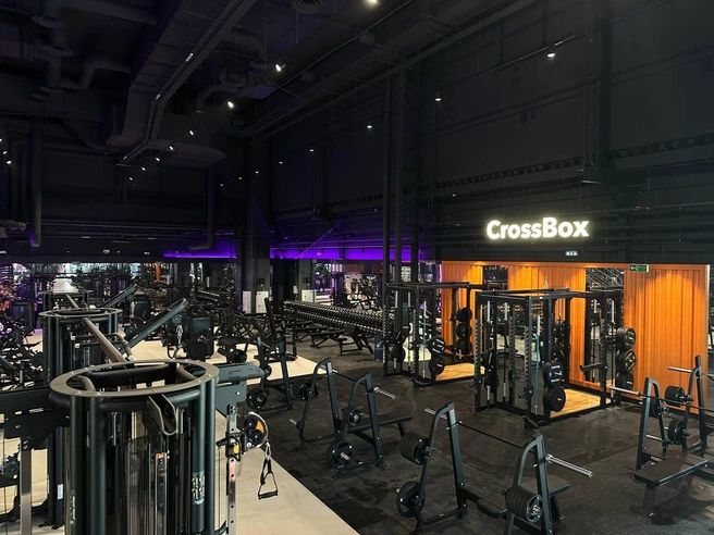 Разнообразие тренажеров на площади в 1900 кв. м | Источник: DDX Fitness